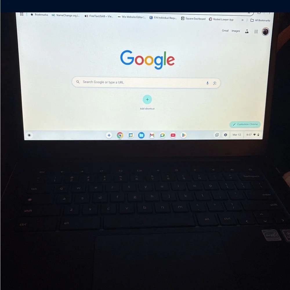 Samsung Black Laptop